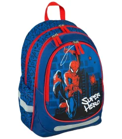 Undercover Spider-Man ergonomische schoolrugzak met reflectie en flesvak