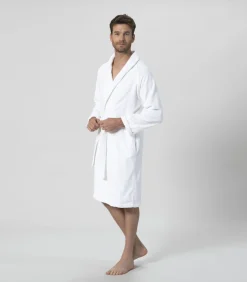 Unisex Badjas Solid Wit - XL