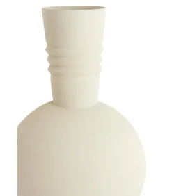 Vaas Kavansi - Mat crème - 21x21x60cm