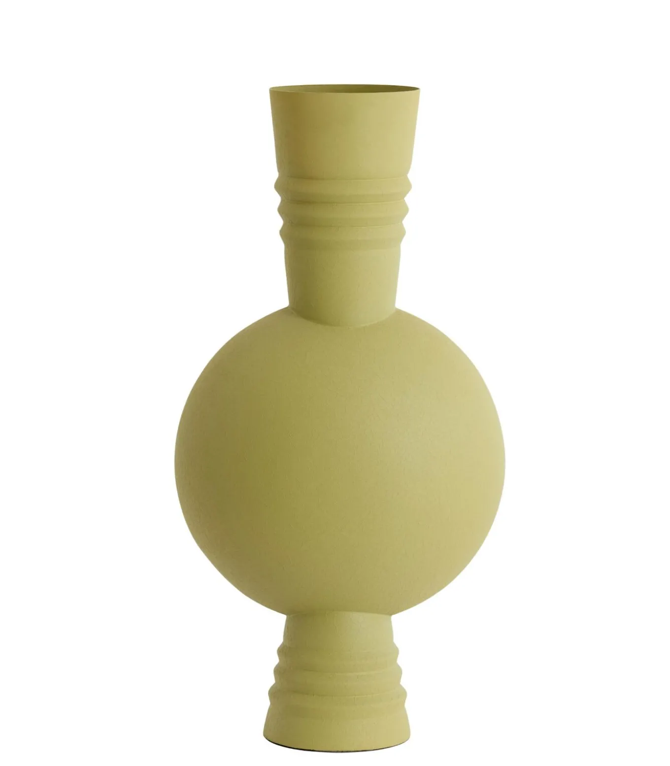 Vaas Kavansi - Olijfgroen - 21x21x60cm