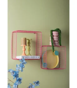 Vaas Macaron - Zachtroze - 9.3x9.3x19.5cm