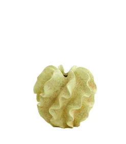 Vaas Sharuna - Crème groen - 26.5x26.5x25cm