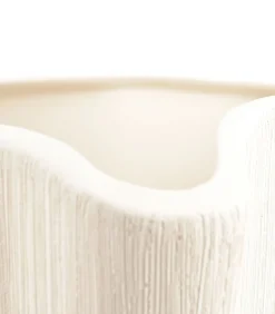 Vaas 28,5xH27cm beige Vico