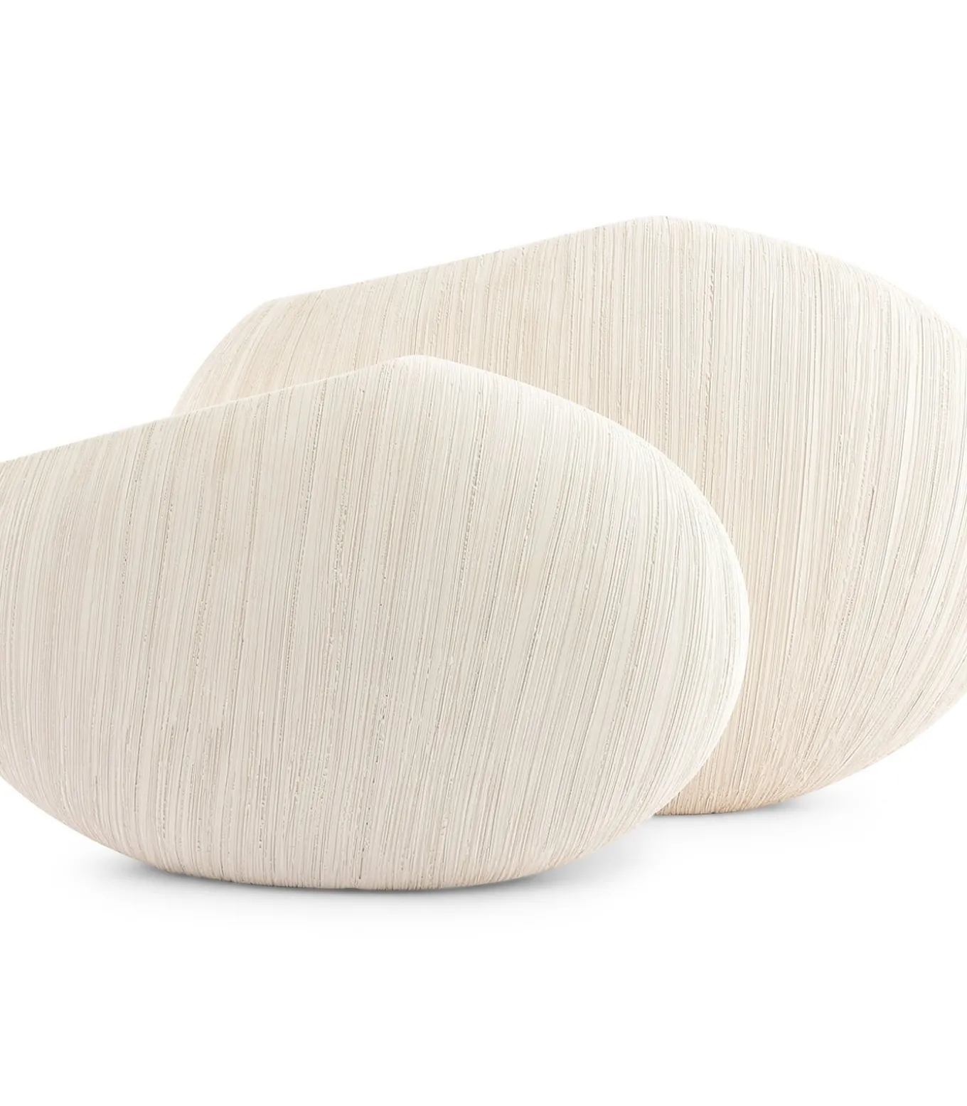 Vaas 43xH27,5cm beige Vico