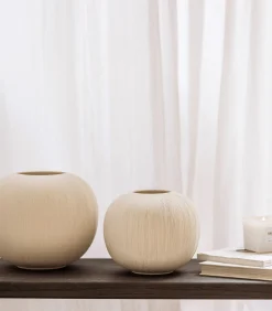 Vaas 23xH19,5cm beige Vico