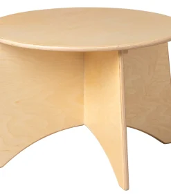 Van Dijk Toys Ronde tafel (doorsnede 60 cm, hoogte 40 cm) - Naturel