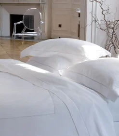 Venise - Effen laken in halflinnen Made in France