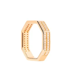 Verguld zilveren ring Olympia