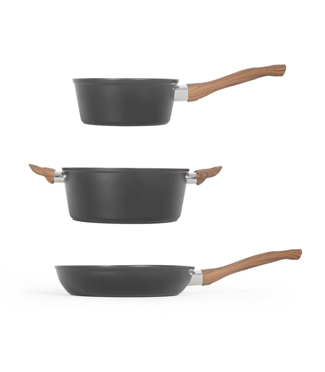 Vijfdelige pannenset