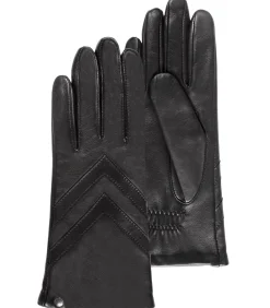 Visgraat Dames Handschoenen Zwart