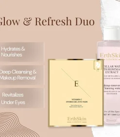 Vitamine C Hydrogel oogkussentjes + micellair water met rozemarijnextract