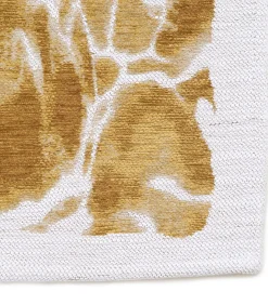 Vlak geweven woonkamer- en slaapkamerkleed GOLD WAVES