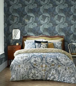 Vliesbehang Acanthus Blue