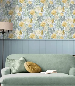 Vliesbehang Bernwood Geel