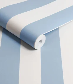 Vliesbehang Canopy Stripe Blue
