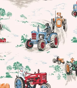 Vliesbehang Tractor Multi