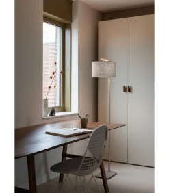 Vloerlamp Boston - Bruin - 30x32x160cm