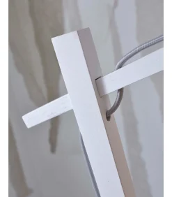 Vloerlamp Cango - Bamboe Wit/Naturel - 36x60x176cm