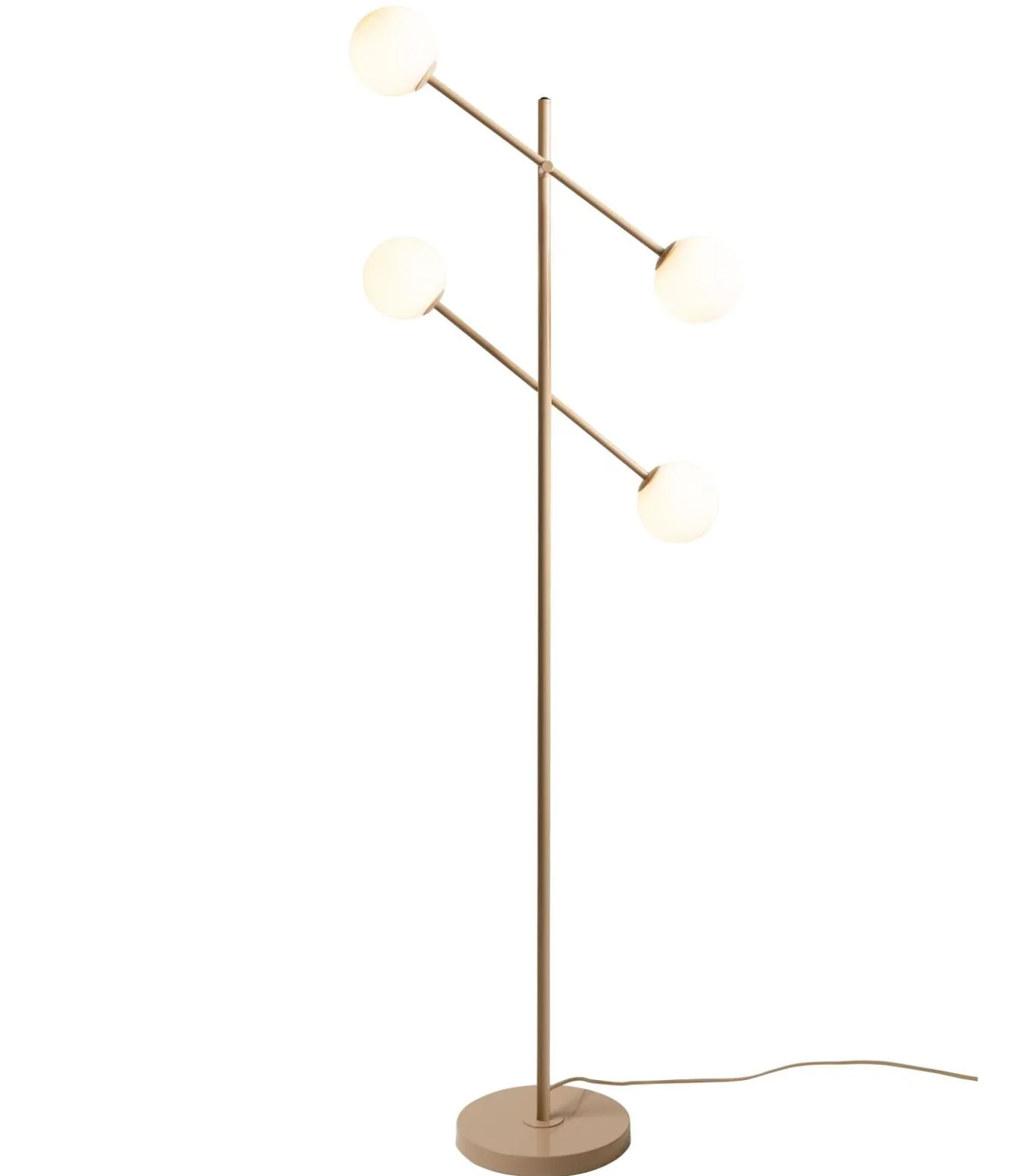 Vloerlamp Copenhagen - Beige - 48x26x170cm