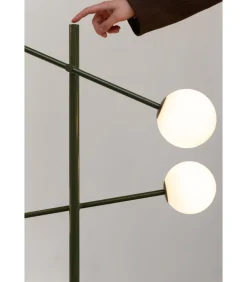 Vloerlamp Copenhagen - Groen - 48x26x170cm
