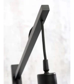 Vloerlamp Hokkaido - Bamboe Zwart - 63x36x176cm