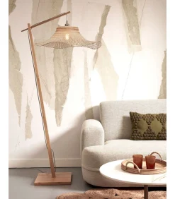 Vloerlamp Ibiza - Bamboe - 83x65x176cm