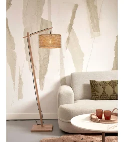 Vloerlamp Java - Bamboe - 58x32x150cm