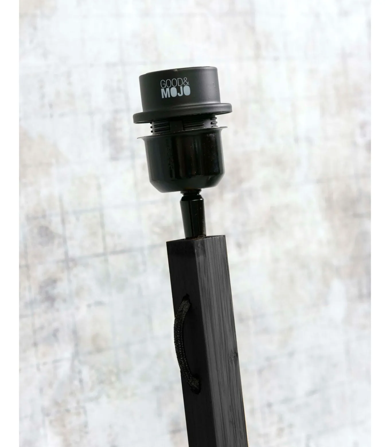 Vloerlamp Java - Bamboe Zwart - Ø50x158cm