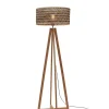 Vloerlamp Java - Bamboe/Zwart - 50x50x145cm