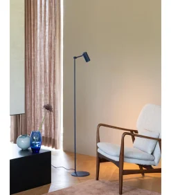 Vloerlamp Montreux - Blauw - 22x22x134cm