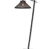 Vloerlamp Tahiti - Bamboe Zwart - 65x45x150cm