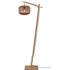 Vloerlamp Tanami - Bamboe/Rotan - 55x30x150cm