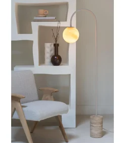 Vloerlamp Tivoli - Bruin - 20x42x163cm