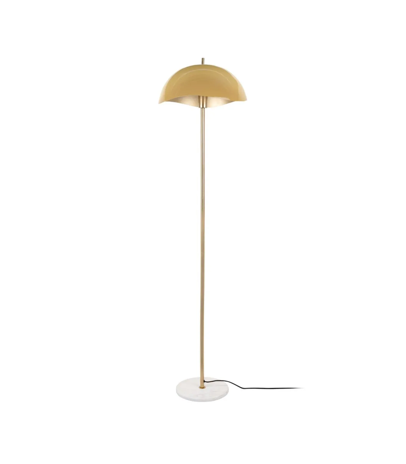 Vloerlamp Waved - Geel - Ø40cm