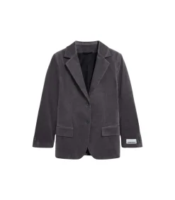 Vrouwenblazer Benaai Corduroy