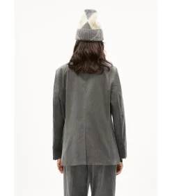 Vrouwenblazer Benaai Corduroy