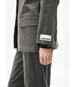 Vrouwenblazer Benaai Corduroy