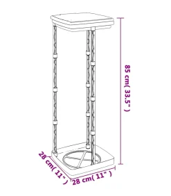Vuilniszakhouders 2 st 120 L PP zwart en blauw