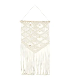 Wandhanger macramé 40x80 cm katoen