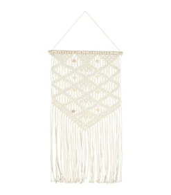 Wandhanger macramé 40x80 cm katoen