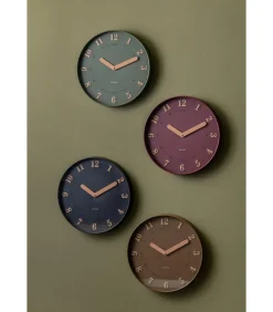 Wandklok Amena - Groen - 40x40x40cm