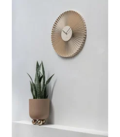 Wandklok Cascara - Wit - 50x50x50cm