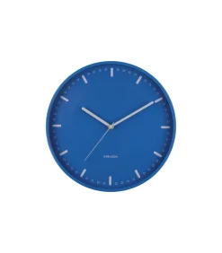 Wandklok Cool Retro - Blauw - 30x30x30cm
