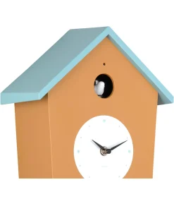 Wandklok Cuckoo Light - Okergeel - 23x10.5x26.4cm