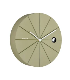 Wandklok Destacado Cuckoo - Groen - 28x28x28cm