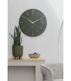 Wandklok Esmerado Large - Groen - 60x60x60cm