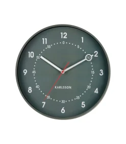 Wandklok Fresco - Groen - 31.5x31.5x31.5cm