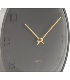 Wandklok Fuerte Dome - Grijs - 30.5x30.5x30.5cm