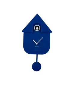 Wandklok Modern Cuckoo - Blauw - 8.5x21.5x41cm