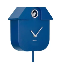 Wandklok Modern Cuckoo - Blauw - 8.5x21.5x41cm